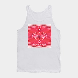 Delicate Swirls and Dots Tank Top